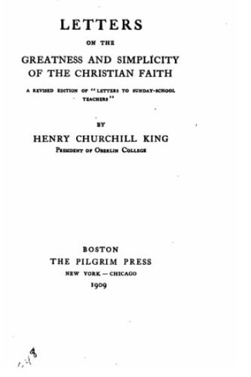 Letters on the Greatness and Simplicity of the Christian Faith