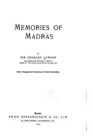 Memories of Madras