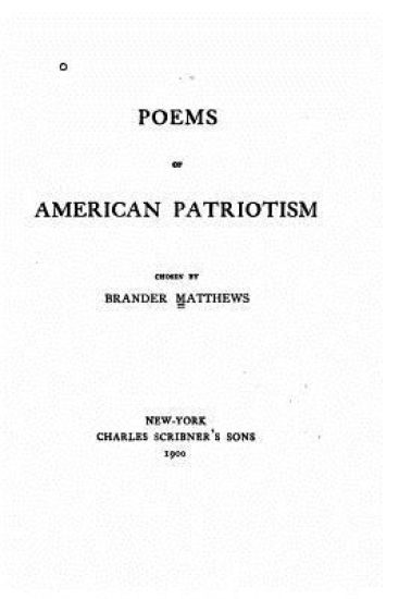 Poems of American patriotism