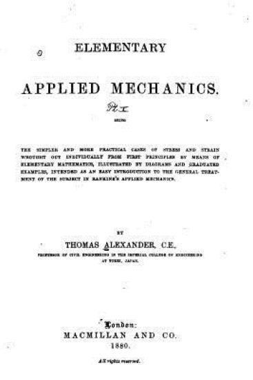 Elementary Applied Mechanics