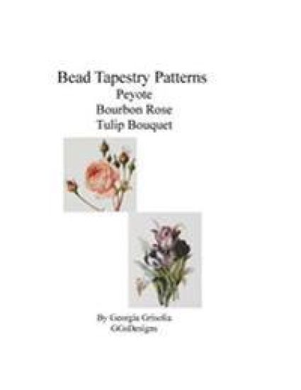 Bead Tapestry Patterns Peyote Bourbon Rose Tulip Bouquet