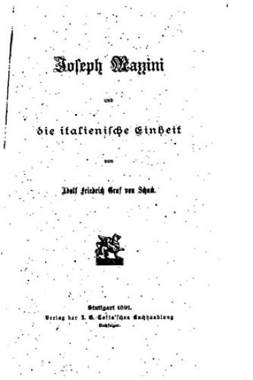 Joseph Mazzini und die italienische Einheit