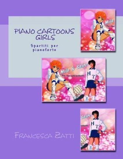 Piano Cartoons Girls