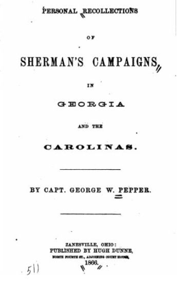 Personal Recollections of Sherman's Campaigns