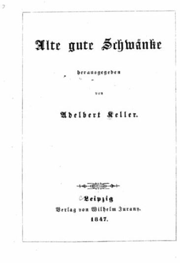 Alte gute Schwänke