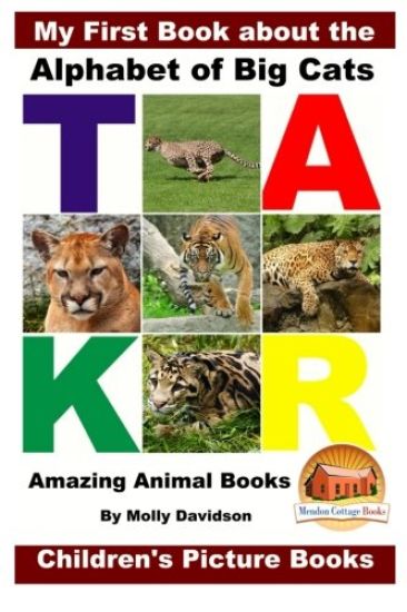 My First Book about the Alphabet of Big Cats - Amazing Animal Books - Children's Picture Books