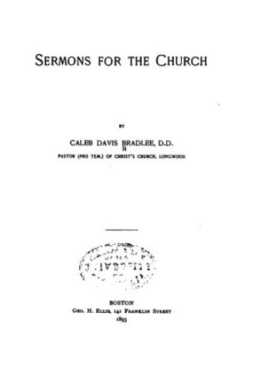 Sermons for the Church