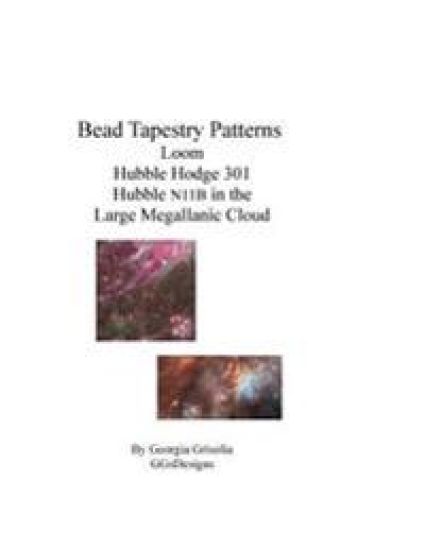 Bead Tapestry Patterns Loom Hubble Hodge 301 Hubble N11B in the Large Megallanic Cloud