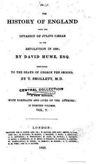 The History of England, From the Invasion of Julius Caesar to the Revolution of 1688