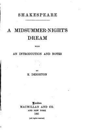 A Midsummer-Night's Dream