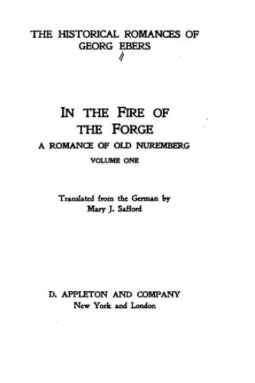 The Historical Romances of Georg Ebers - Vol. I