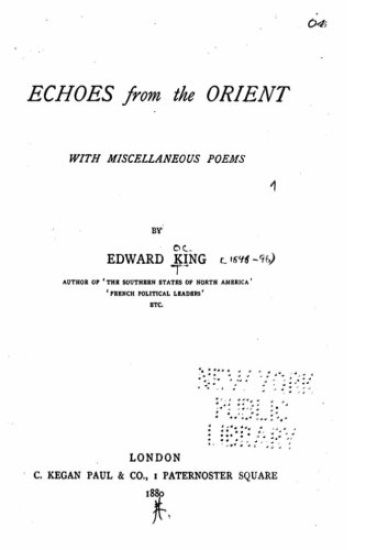 Echoes From the Orient