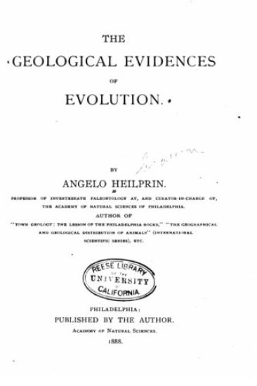 The Geological Evidences of Evolution