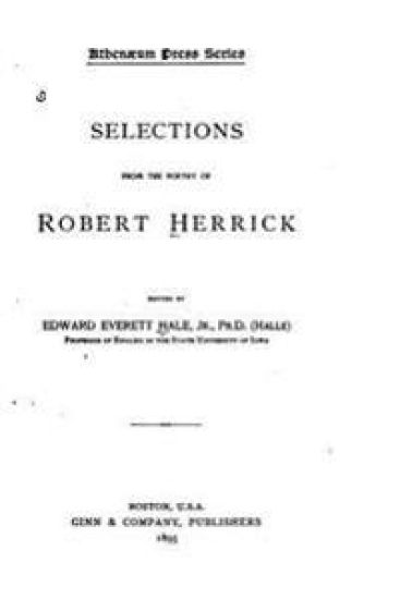 Selections From the Poetry of Robert Herrick
