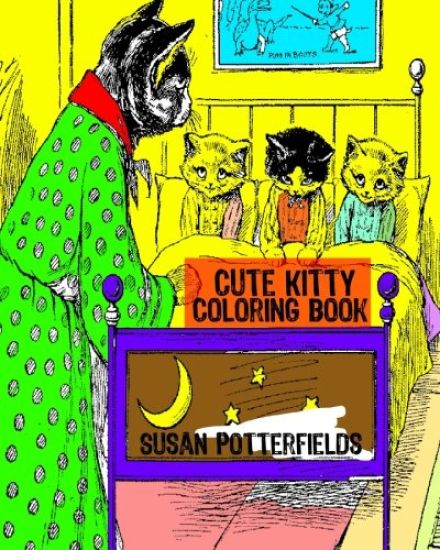 Cute Kitty Coloring Book