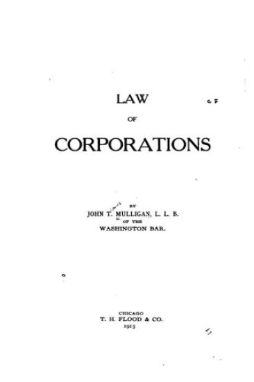 Law of Corporations