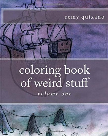 coloring book of weird stuff