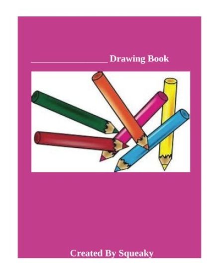 girls drawing book