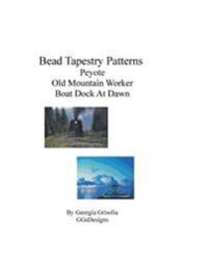 Bead Tapestry Patterns Peyote Old Mountain Worker Boat Dock At Dawn