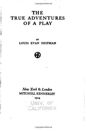 The True Adventures of a Play