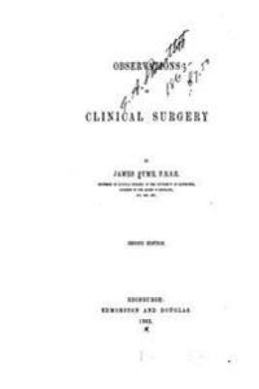 Observations in Clinical Surgery