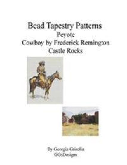 Bead Tapestry Patterns Peyote Cowboy by Frederick Remington Castle Rocks
