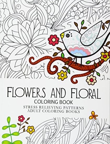 Flower and Floral: Fashion inspired Adult Coloring Book Sketchbook for Artists, Designers, and Doodlers