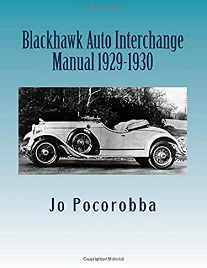 Blackhawk Auto Interchange Manual 1929-1930