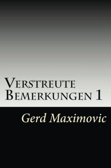 Verstreute Bemerkungen 1