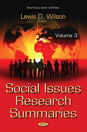 Social Issues Research Summaries With Biographical Sketches