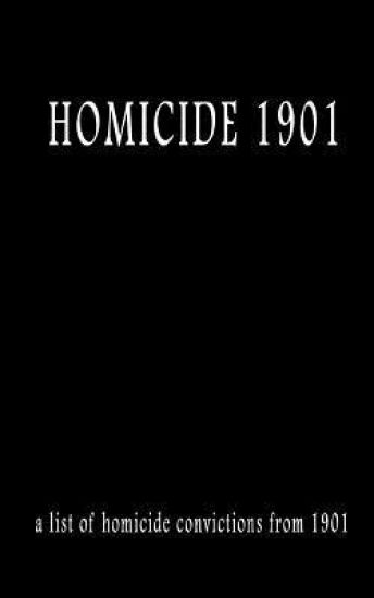 Homicide 1901
