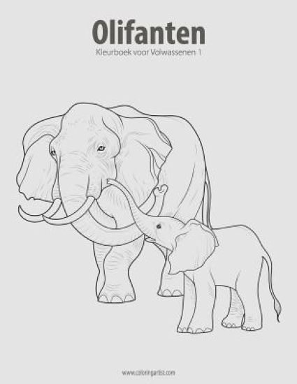 Olifanten Kleurboek voor Volwassenen 1