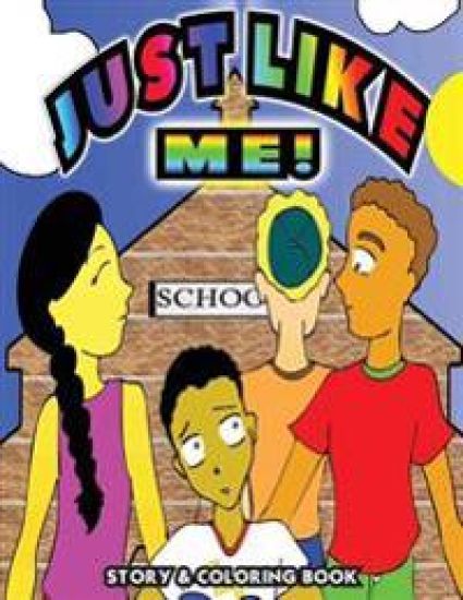 Just Like Me: Just Like Me is a short story about overcoming differences and coloring book.