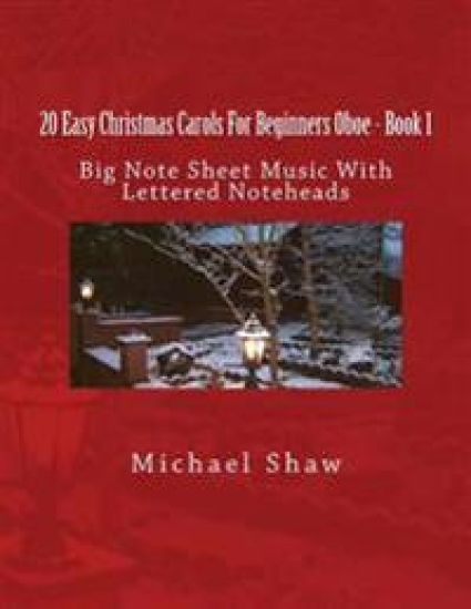 20 Easy Christmas Carols For Beginners Oboe - Book 1