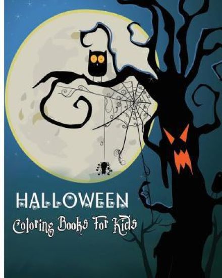 Halloween Coloring Books For Kids: 100 Pages
