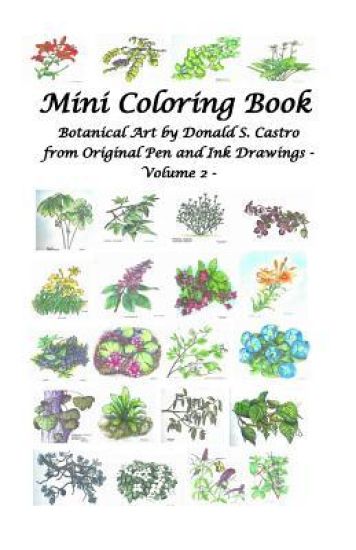 Mini Botanical Art Volume 2: from Original Pen & Ink Drawings