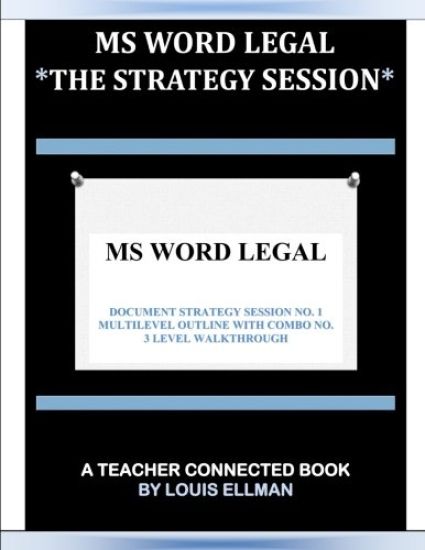 MS Word Legal -- The Strategy Session