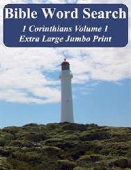Bible Word Search 1 Corinthians Volume 1: King James Version Extra Large Jumbo Print