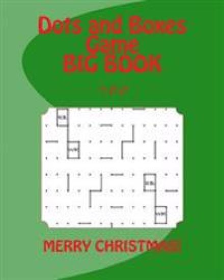 Dots and Boxes Game BIG BOOK: 100 (Christmas Edition)