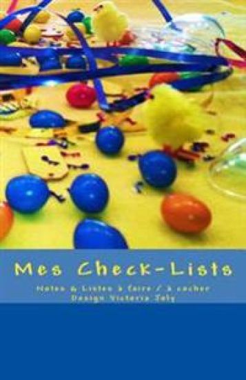 Mes Check-Lists: Notes & Listes a Faire / A Cocher - Design Jaune