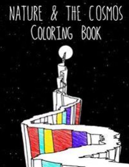 Nature & the Cosmos Coloring Book: A collection of vintage black & white illustrations