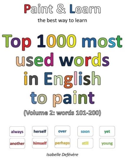 Top 1000 most used words in English to paint (Volume 2: words 101-200)