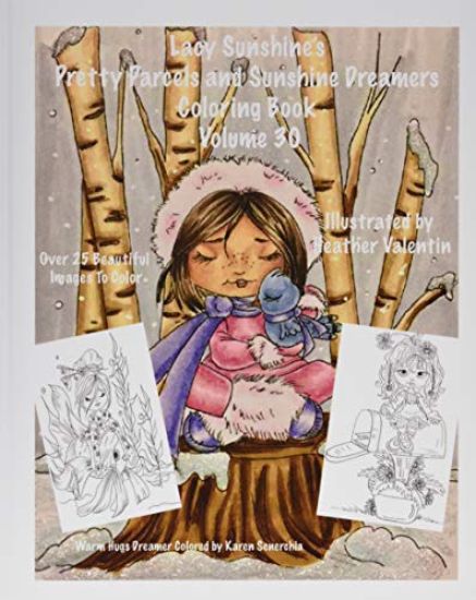 Lacy Sunshine's Pretty Parcels and Sunshine Dreamers Coloring Book Volume 30: Adorable Fairies, Mers and Other Cuties Coloring For All Ages
