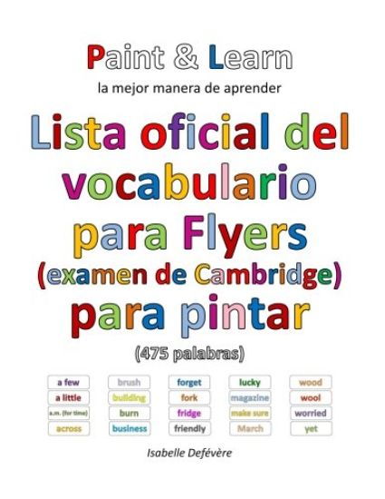 Lista oficial del vocabulario para Flyers (examen de Cambridge)