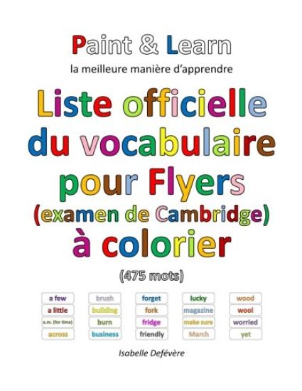 Liste officielle du vocabulaire pour Flyers (examen de Cambridge)