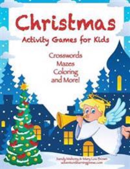 Christmas Activity Games for Kids: Crosswords, Mazes, Coloring, and More!