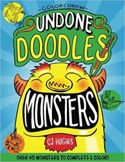 Color & Draw - Undone Doodles - Monsters