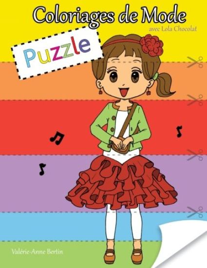 Coloriages de Mode Puzzle: Avec Lola Chocolat
