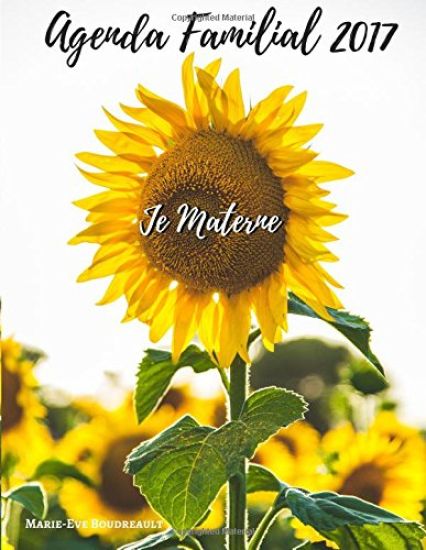 Agenda familial 2017 Je Materne