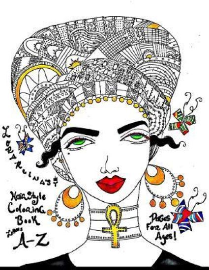 Lora Reina's Alphabet of Hair Styles Coloring Book